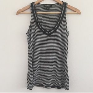 White House Black Market V-Neck Sleeveless Top